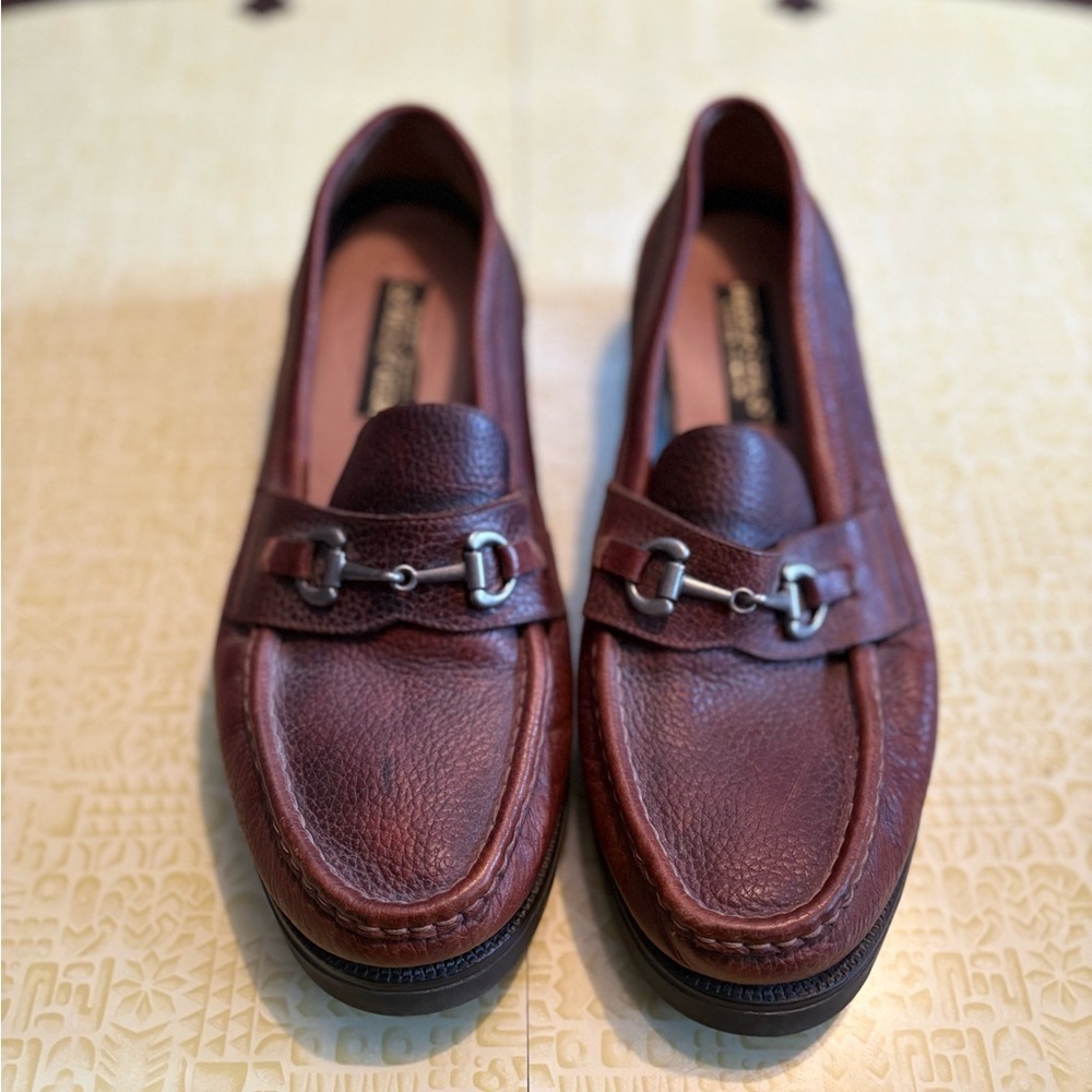 Vintage Brown Leather Loafers